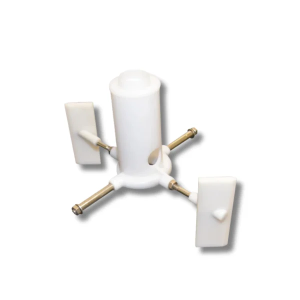 Eje central soporte de piedra para 3.5 KG con dos paletas