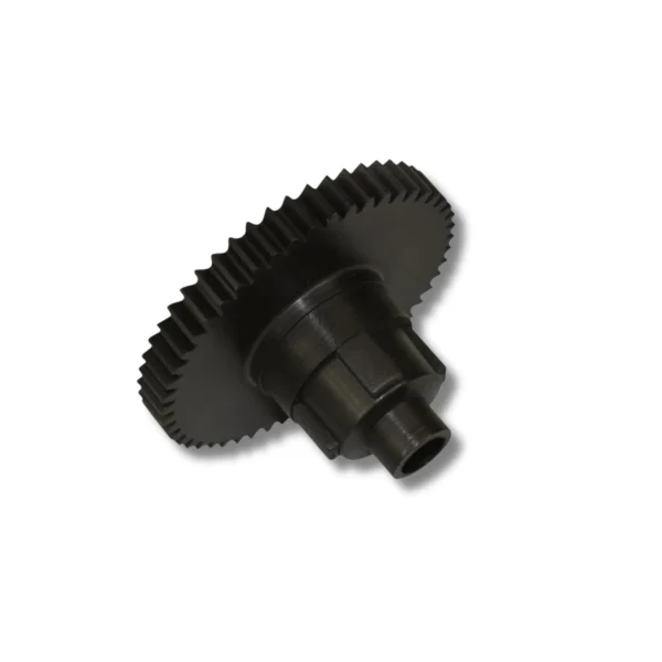 Engranajes de plástico negro